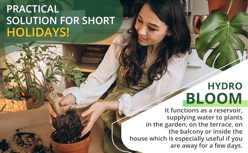 Biogreen Hydro Bloom Self-Watering Globe – Eco-Friendly Plant Care Solution, 200ml Capacity