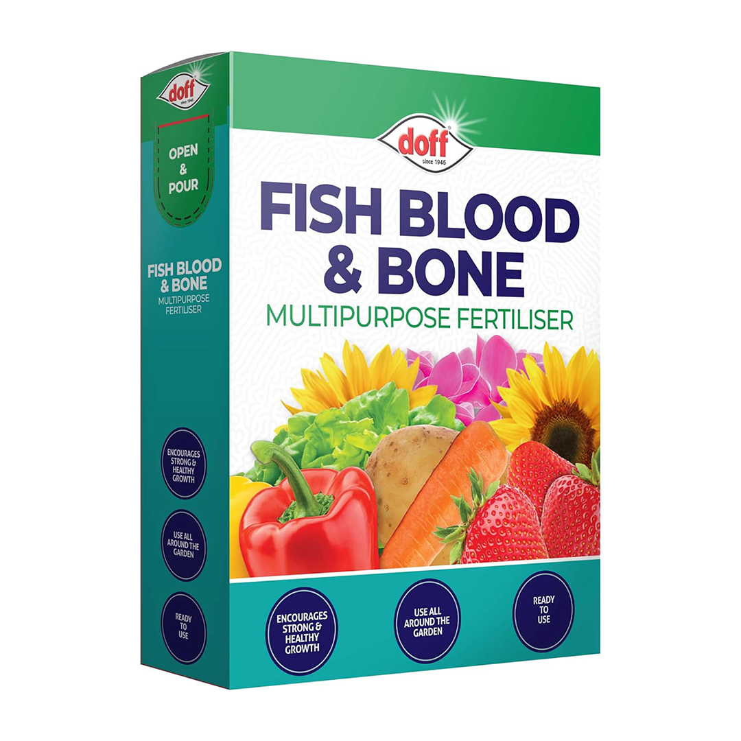 Doff Fish Blood and Bone Fertiliser 2kg organic garden plant food
