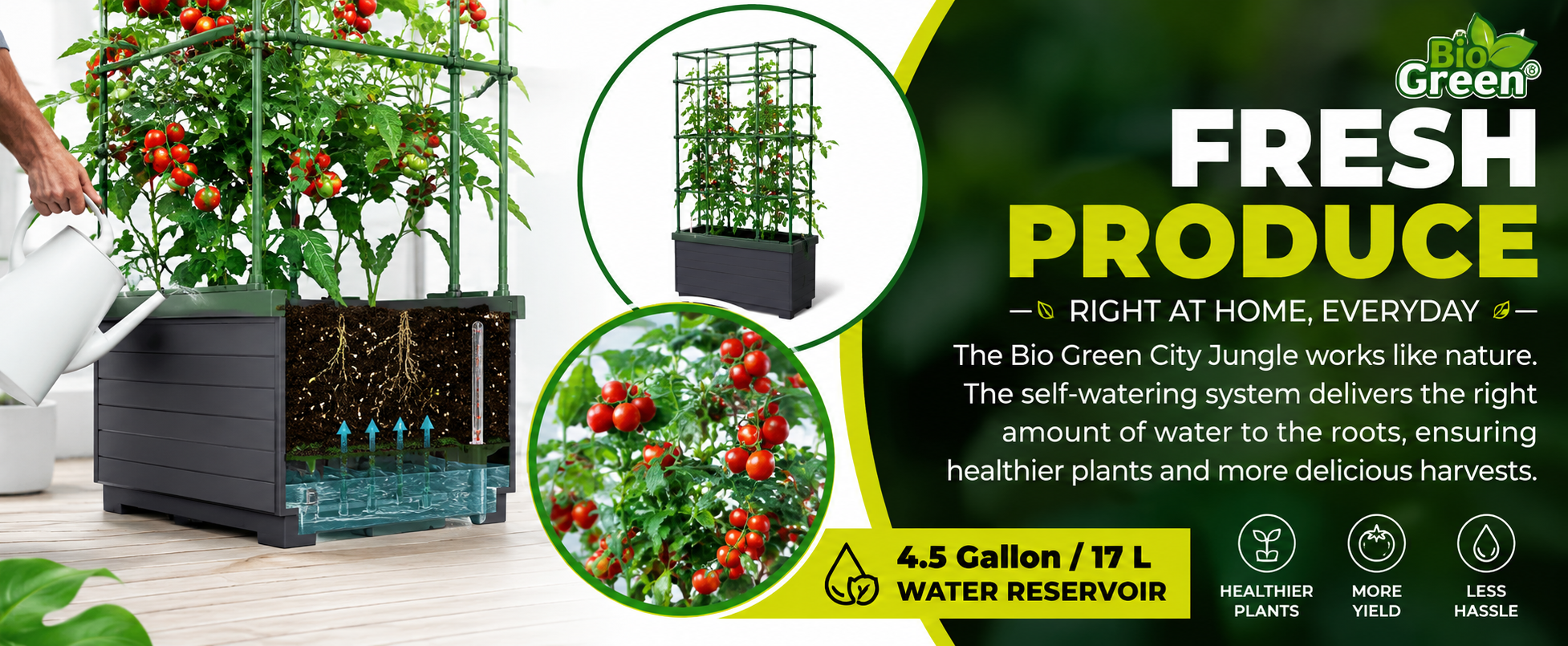 Bio Green Jungle City Vertical Garden Planter – Self Watering