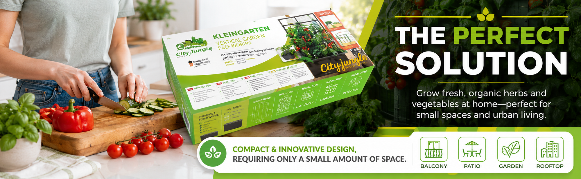 Bio Green Jungle City Vertical Garden Planter – Self Watering