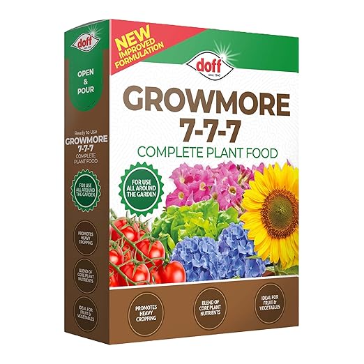 Doff Growmore Complete Plant Food 2kg NPK 7-7-7 fertiliser