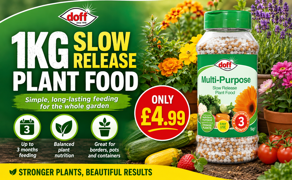 Doff Slow Release Plant Food 1kg – 3 Month Feed