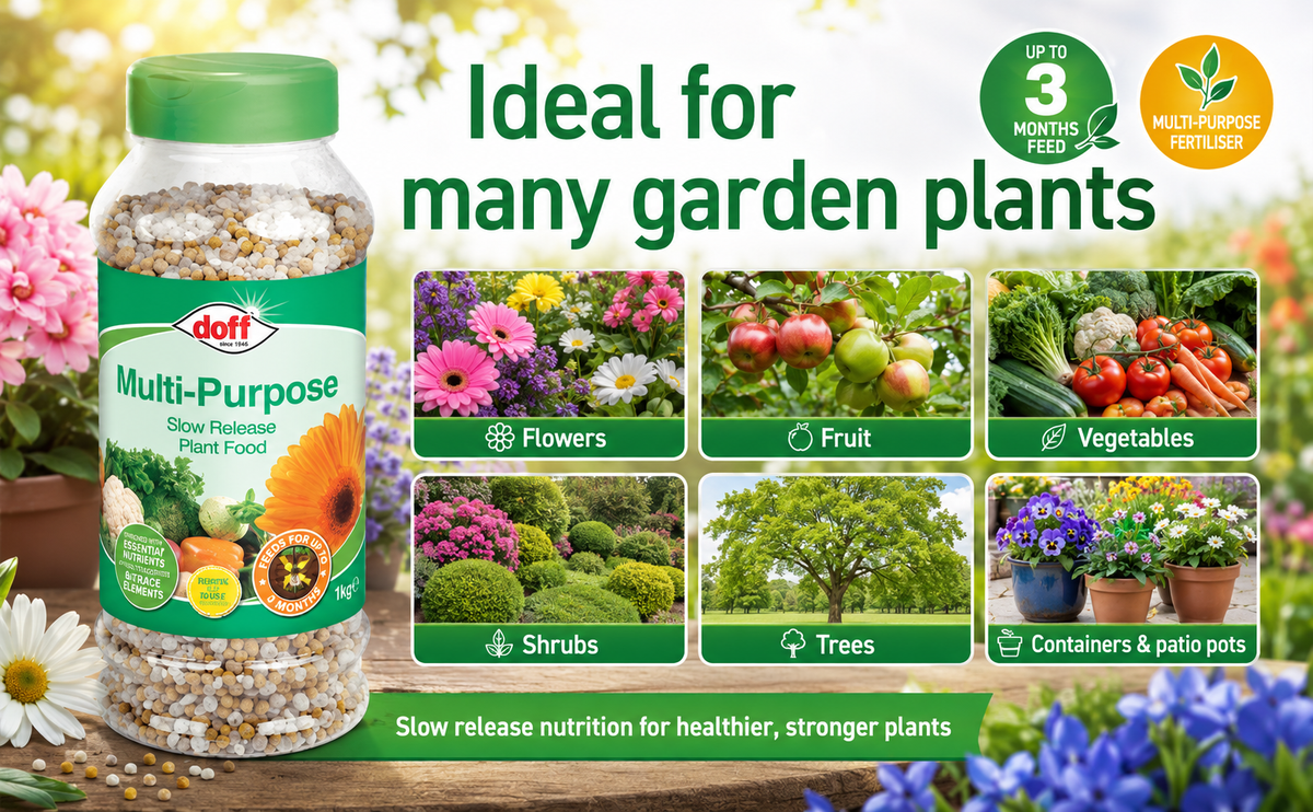 Doff Slow Release Plant Food 1kg – 3 Month Feed