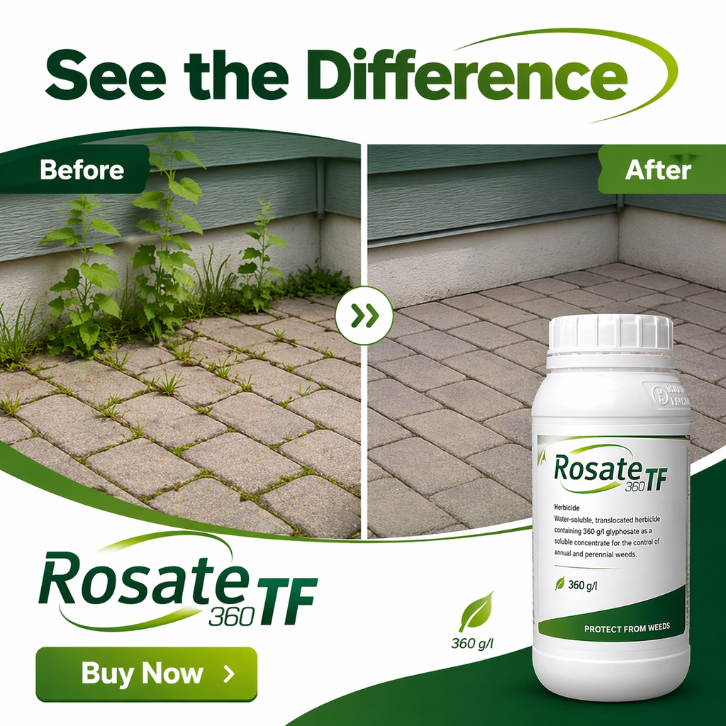 Rosate Glyphosate Weed Killer 1L – 360g/L Concentrate
